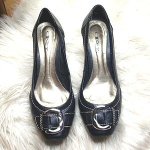 Key Brazil buckle heels black 39